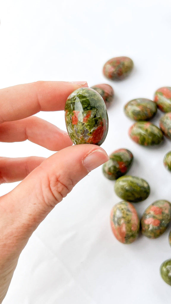 Unakite Tumbles | Small - Unearthed Crystals