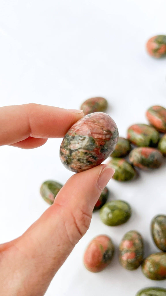 Unakite Tumbles | Small - Unearthed Crystals