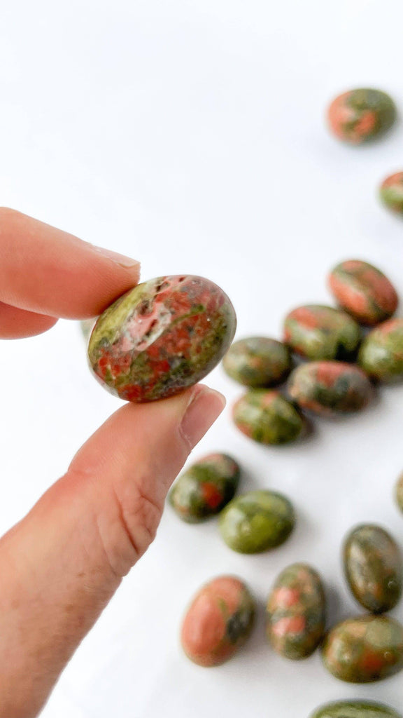 Unakite Tumbles | Small - Unearthed Crystals