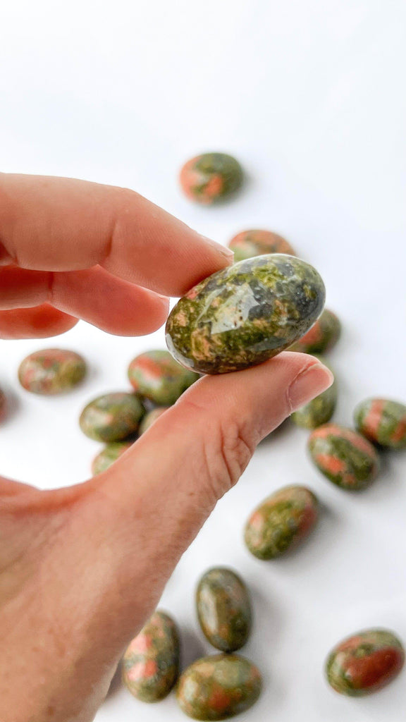 Unakite Tumbles | Small - Unearthed Crystals