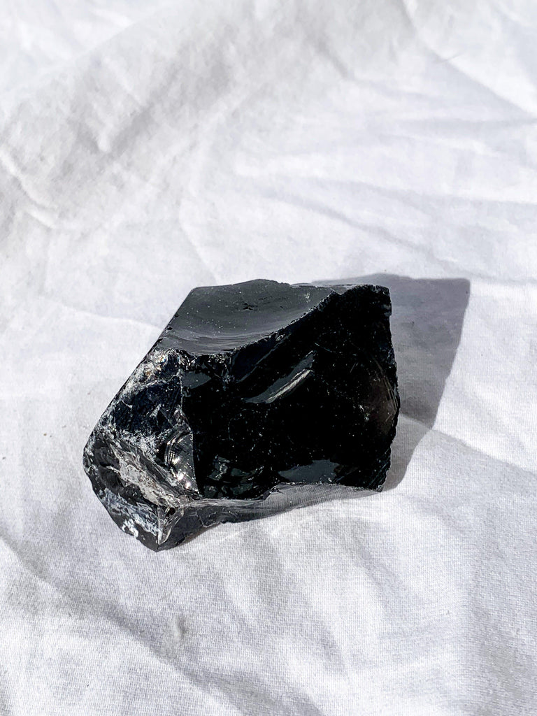 Black Obsidian Rough | Medium - Unearthed Crystals
