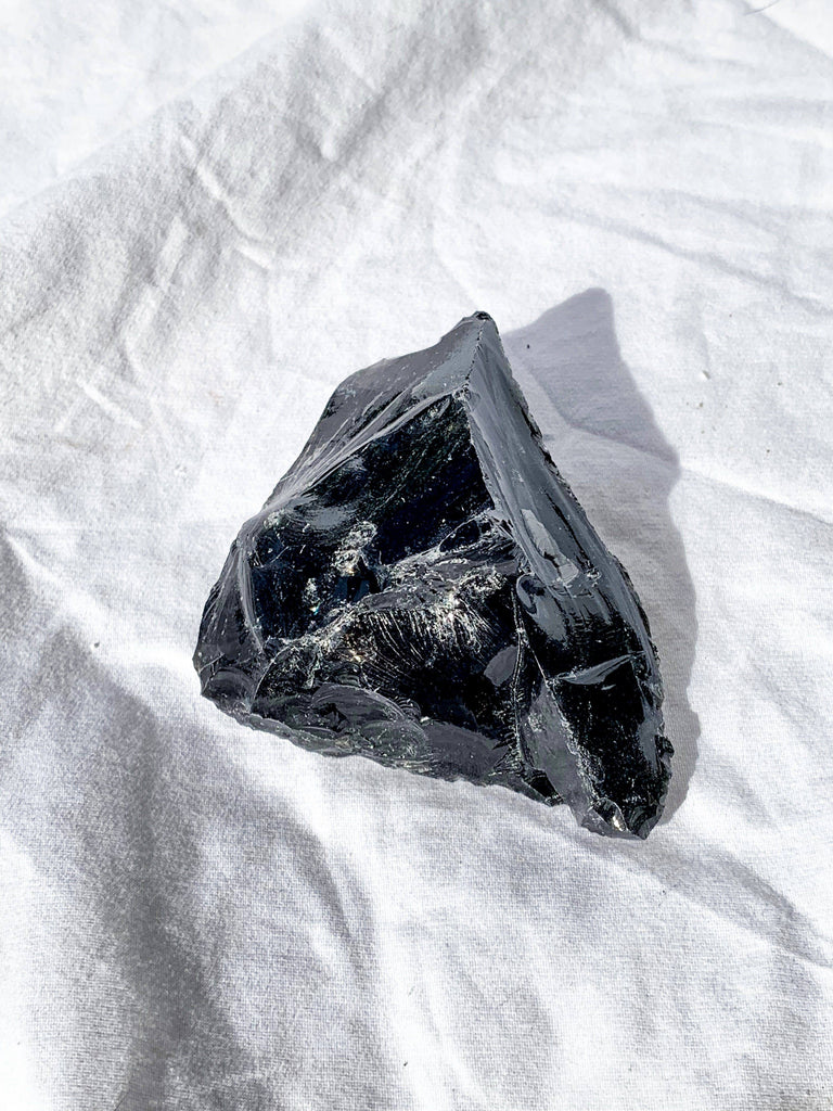 Black Obsidian Rough | Large - Unearthed Crystals