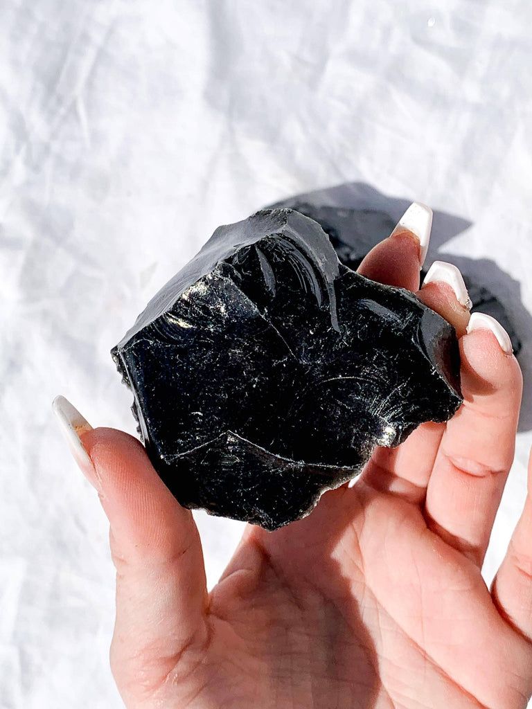 Black Obsidian Rough | Large - Unearthed Crystals