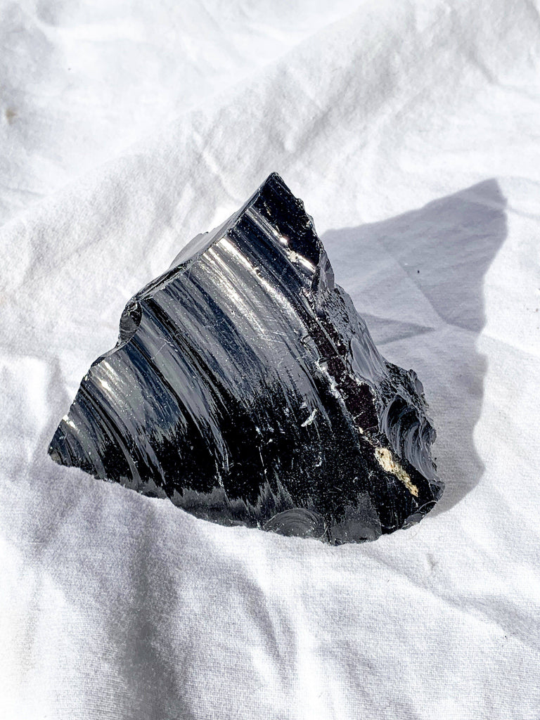 Black Obsidian Rough | Extra Large - Unearthed Crystals