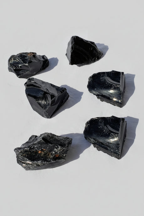 Black Obsidian Rough | Extra Large - Unearthed Crystals