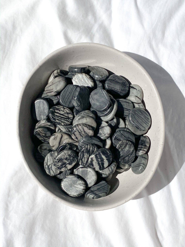 Picasso Jasper Coin - Unearthed Crystals