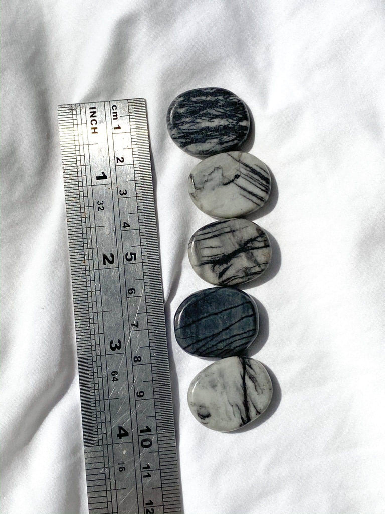 Picasso Jasper Coin - Unearthed Crystals