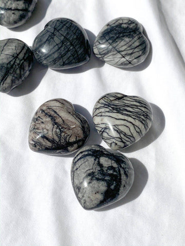 Picasso Jasper Heart | Small - Unearthed Crystals
