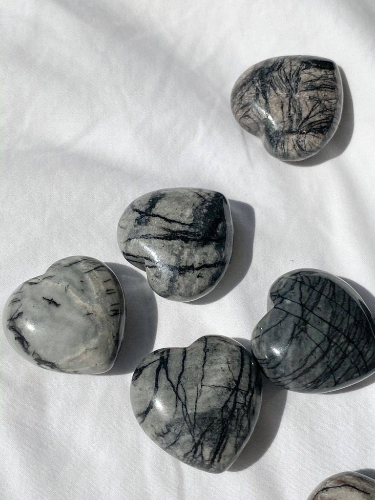 Picasso Jasper Heart | Small - Unearthed Crystals