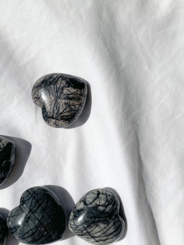 Picasso Jasper Heart | Small - Unearthed Crystals