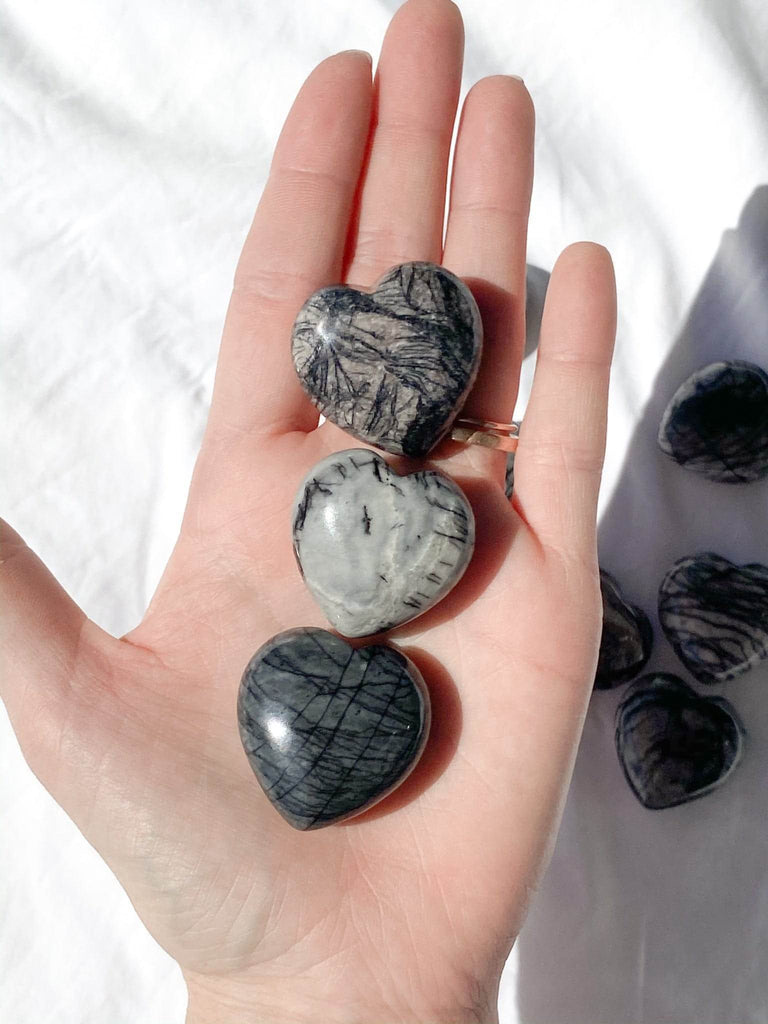 Picasso Jasper Heart | Small - Unearthed Crystals