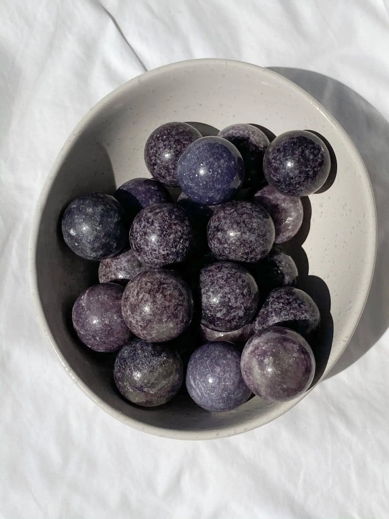 Lepidolite Sphere | Small - Unearthed Crystals