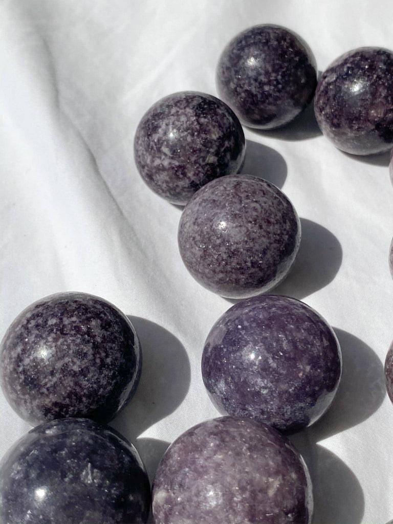 Lepidolite Sphere | Small - Unearthed Crystals