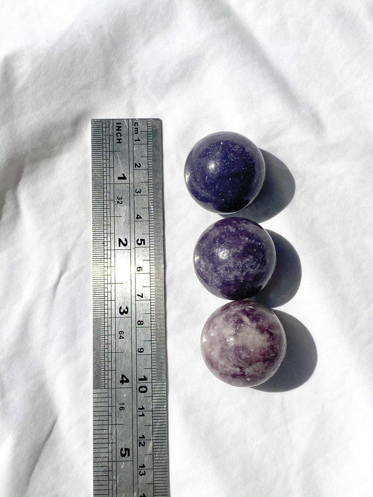 Lepidolite Sphere | Small - Unearthed Crystals
