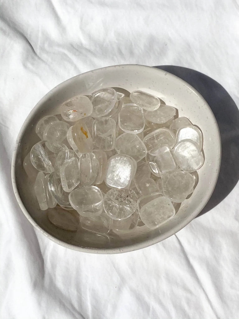 Clear Quartz Coin - Unearthed Crystals