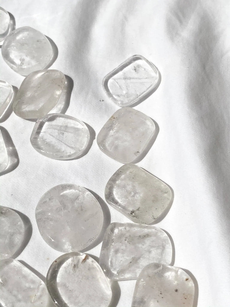 Clear Quartz Coin - Unearthed Crystals