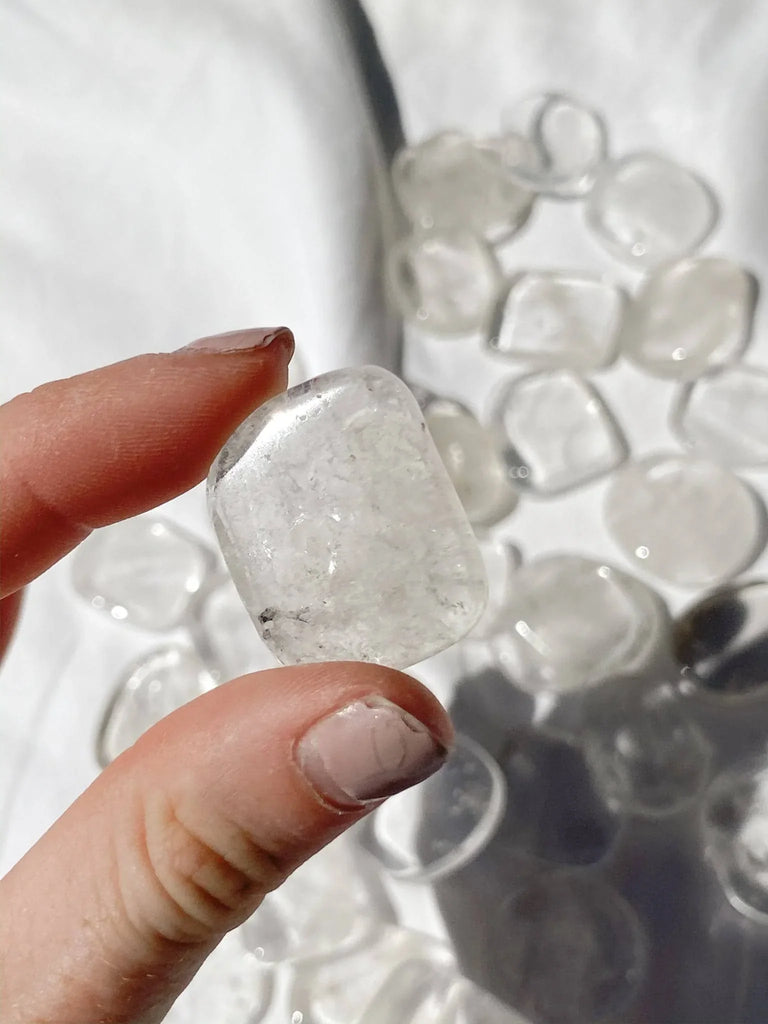 Clear Quartz Coin - Unearthed Crystals