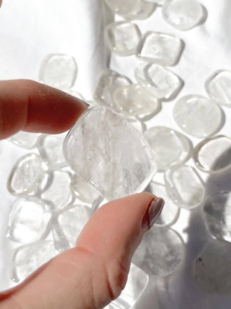Clear Quartz Coin - Unearthed Crystals