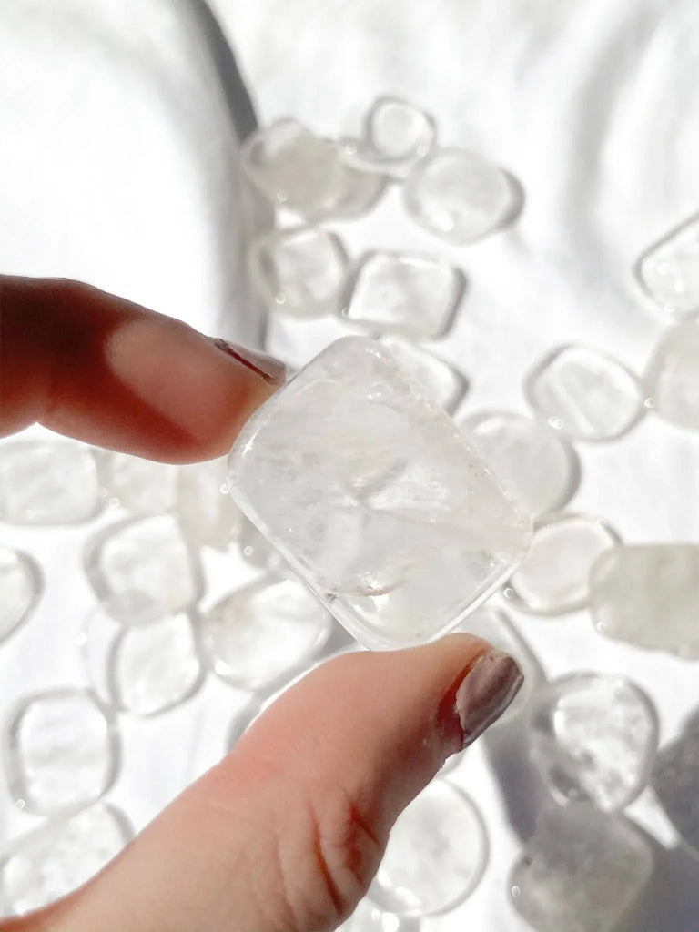 Clear Quartz Coin - Unearthed Crystals