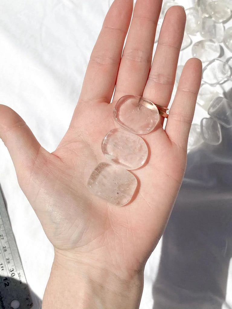 Clear Quartz Coin - Unearthed Crystals