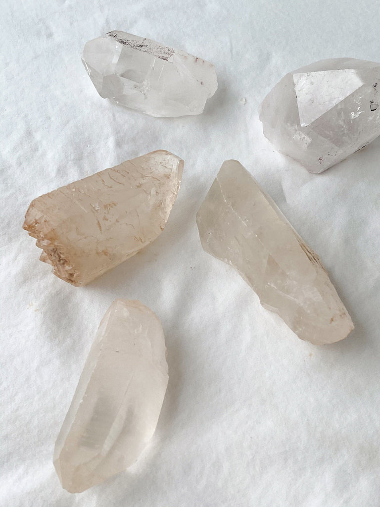Clear Quartz Natural Point | Large - Unearthed Crystals