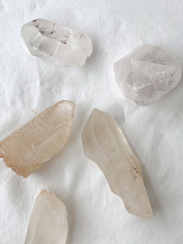 Clear Quartz Natural Point | Large - Unearthed Crystals