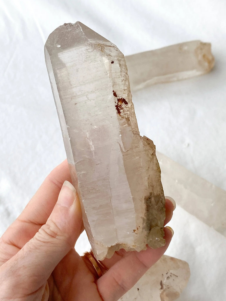 Clear Quartz Natural Point | Extra Large - Unearthed Crystals