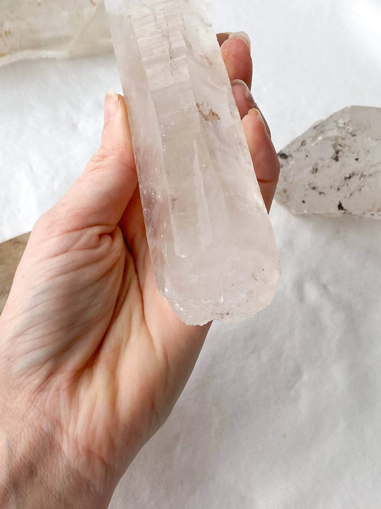 Clear Quartz Natural Point | Extra Large - Unearthed Crystals