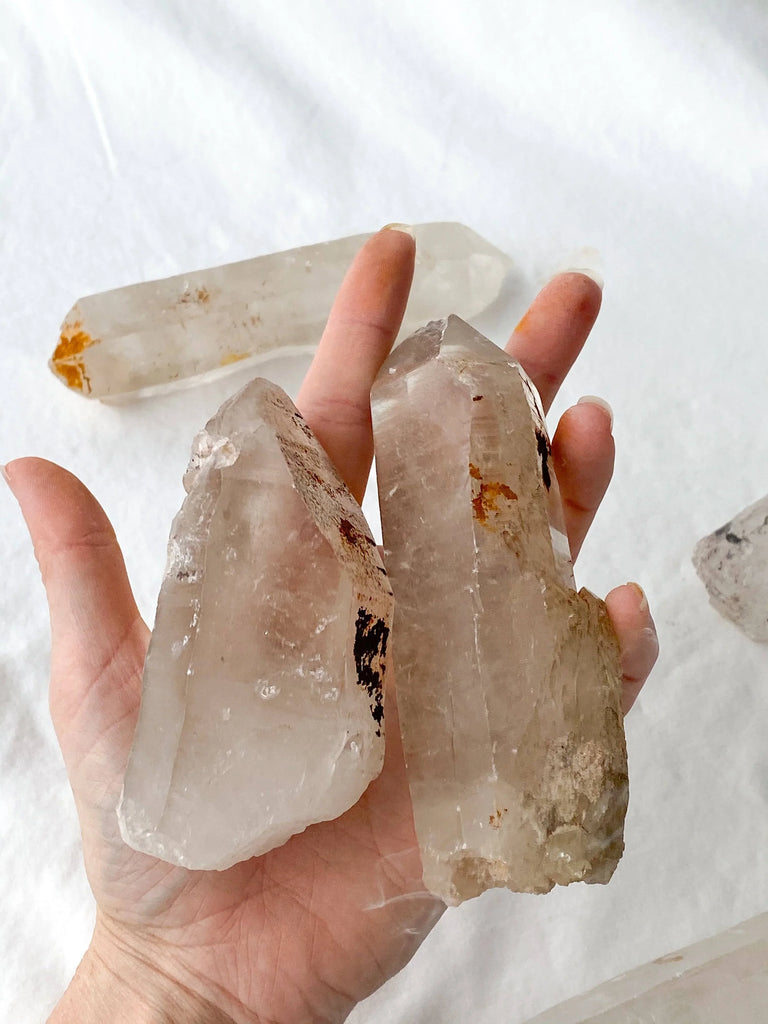 Clear Quartz Natural Point | Extra Large - Unearthed Crystals