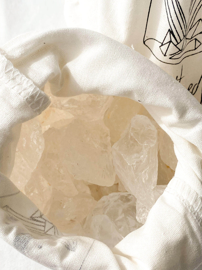 Bag of Roughs | Clear Quartz | 500g - Unearthed Crystals