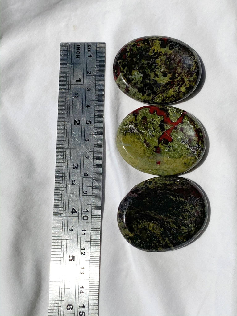 Dragon Blood Jasper Worry Stone | Large - Unearthed Crystals