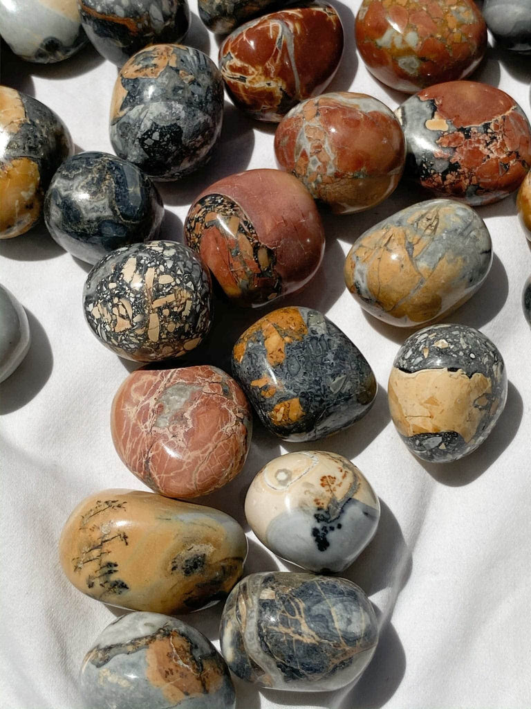 Maligano Jasper Tumbles | Medium - Unearthed Crystals