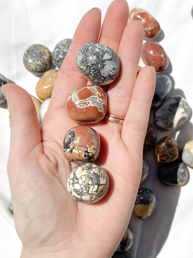 Maligano Jasper Tumbles | Medium - Unearthed Crystals