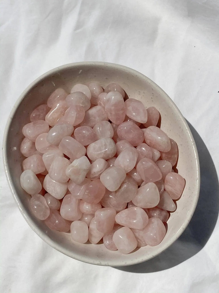 Rose Quartz Tumbles | Small - Unearthed Crystals