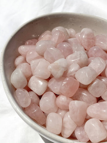 Rose Quartz Tumbles | Small - Unearthed Crystals
