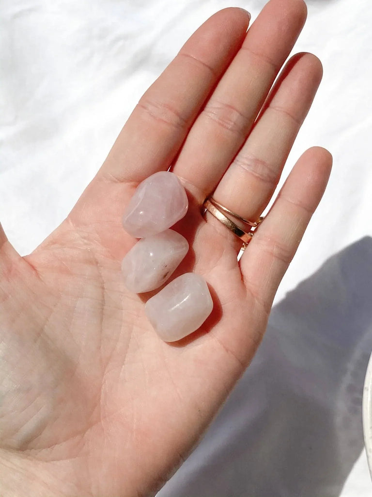 Rose Quartz Tumbles | Small - Unearthed Crystals
