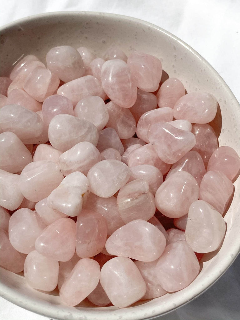 Rose Quartz Tumbles | Small - Unearthed Crystals