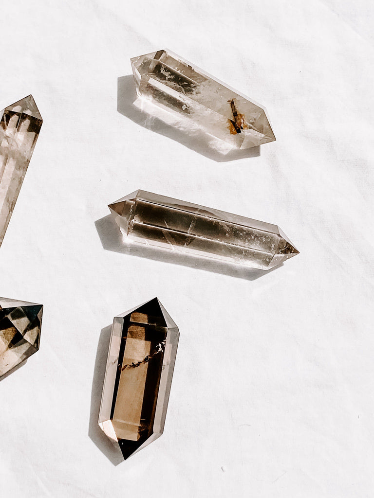 Smokey Quartz Double Terminated Point | Medium - Unearthed Crystals