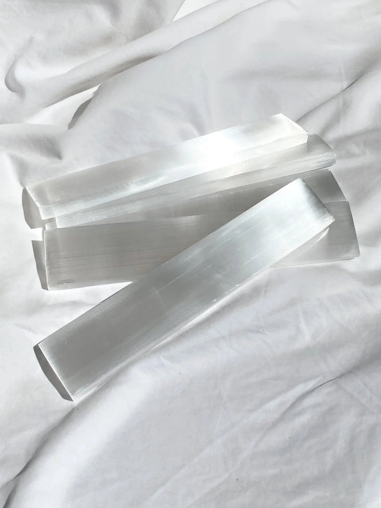 Selenite Polished Charging Rod - Unearthed Crystals