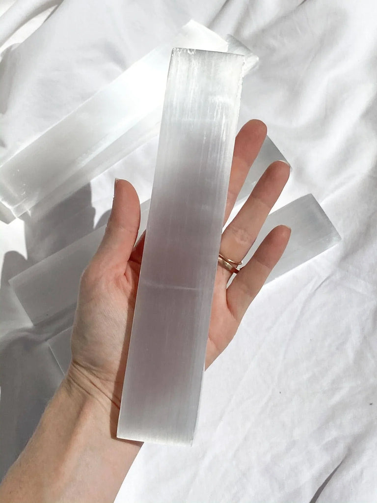 Selenite Polished Charging Rod - Unearthed Crystals