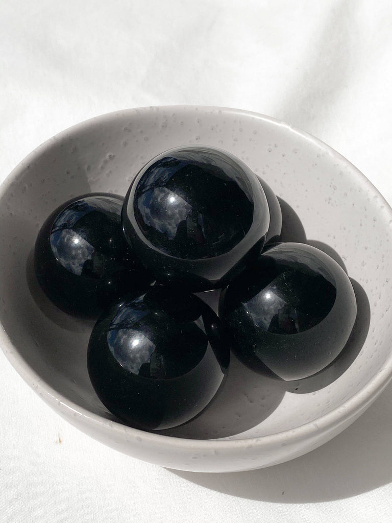 Black Obsidian Sphere | Large - Unearthed Crystals