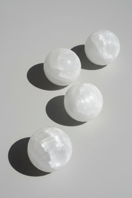 Selenite Sphere | Small - Unearthed Crystals