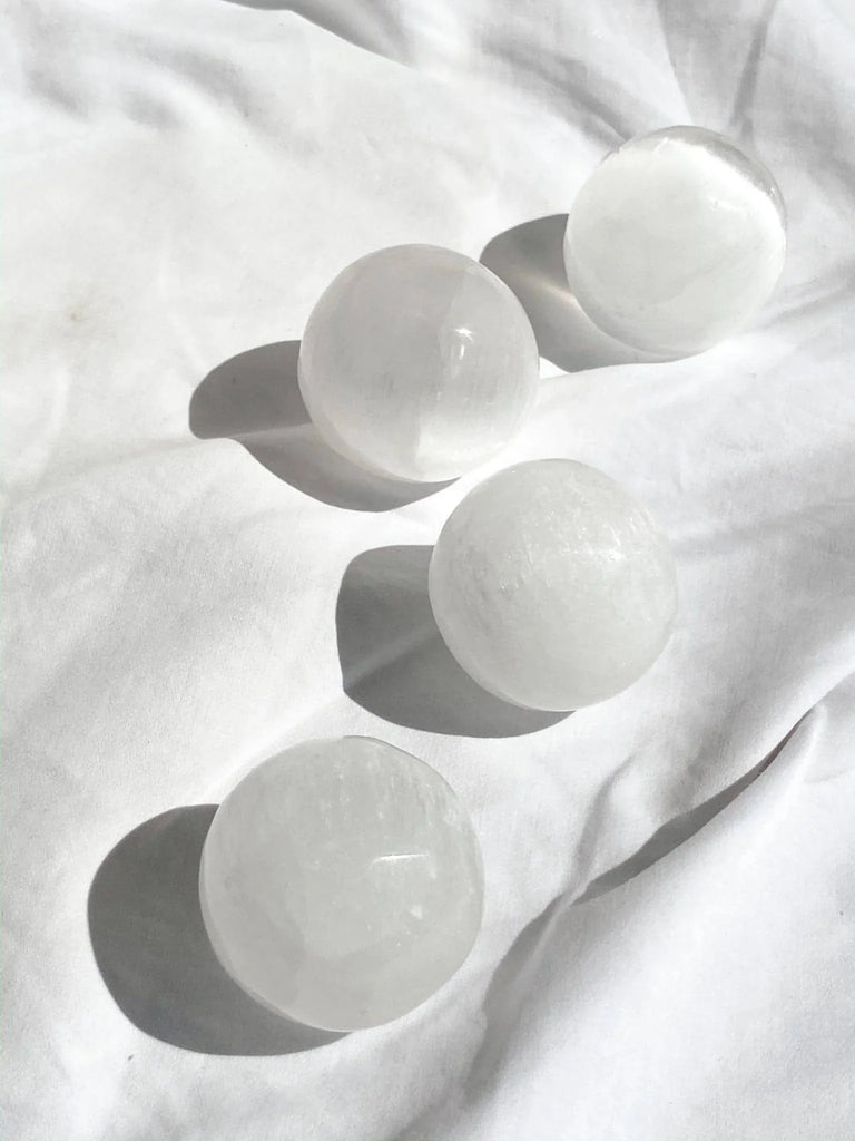 Selenite Sphere | Small - Unearthed Crystals