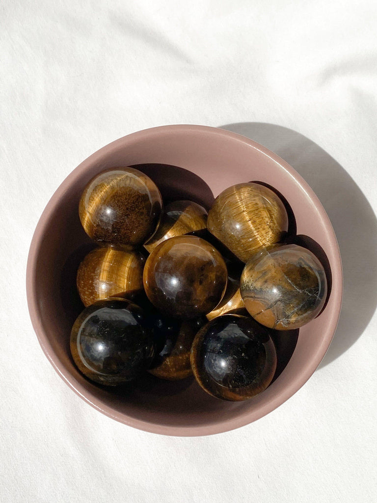 Tiger Eye Sphere | Small - Unearthed Crystals