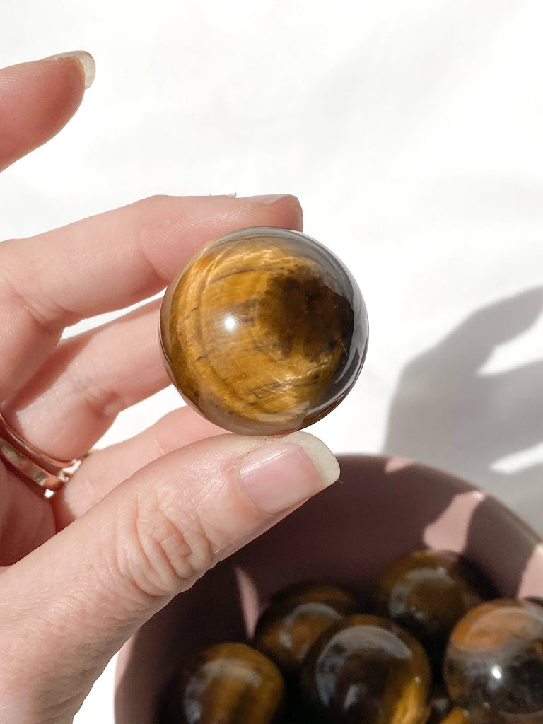 Tiger Eye Sphere | Small - Unearthed Crystals