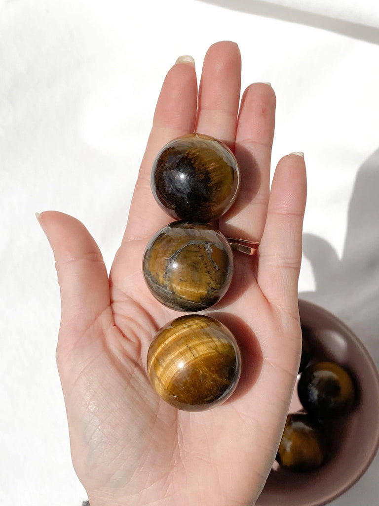 Tiger Eye Sphere | Small - Unearthed Crystals