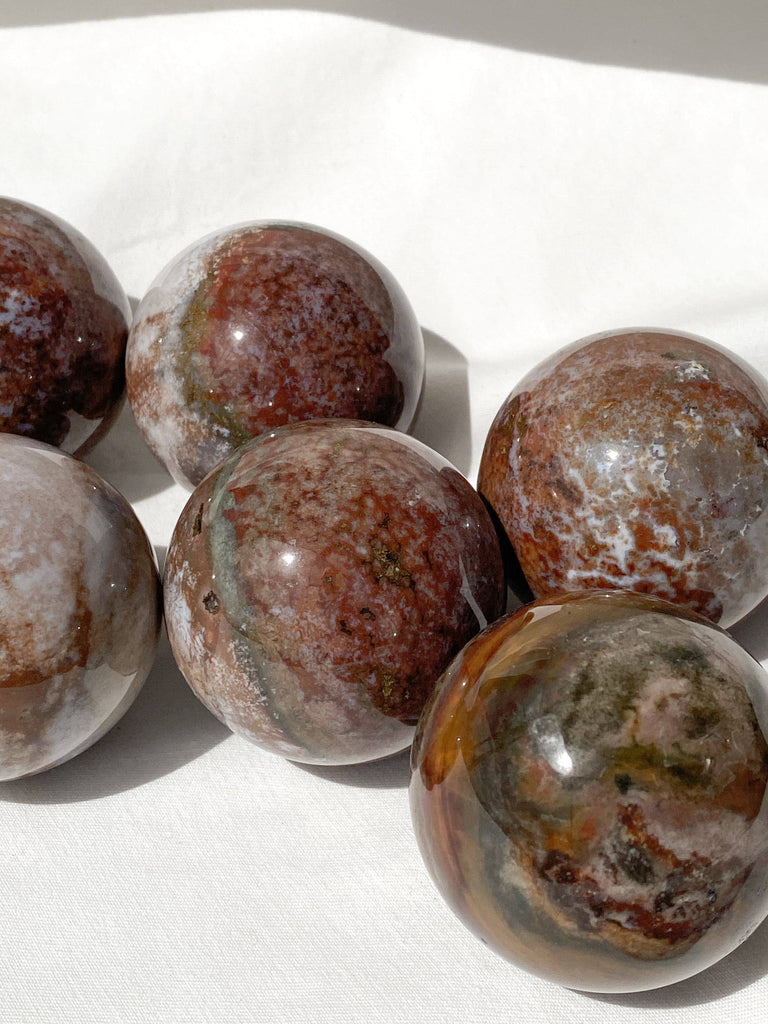 Ocean Jasper Sphere | Large - Unearthed Crystals