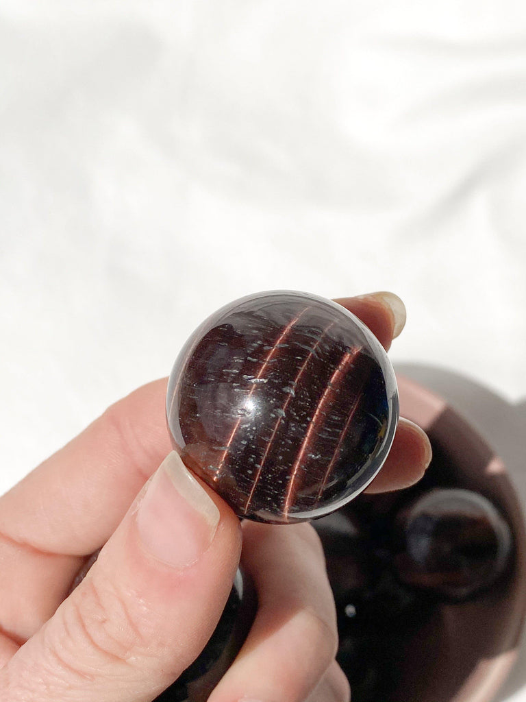Red Tiger Eye Sphere | Small - Unearthed Crystals