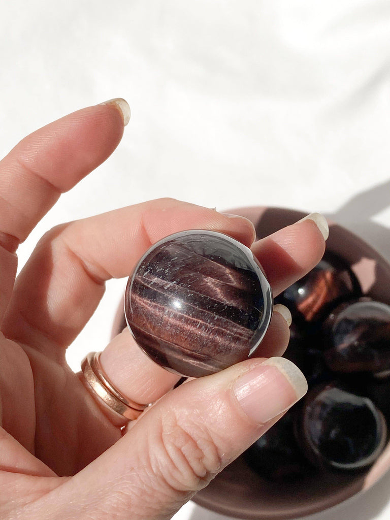 Red Tiger Eye Sphere | Small - Unearthed Crystals