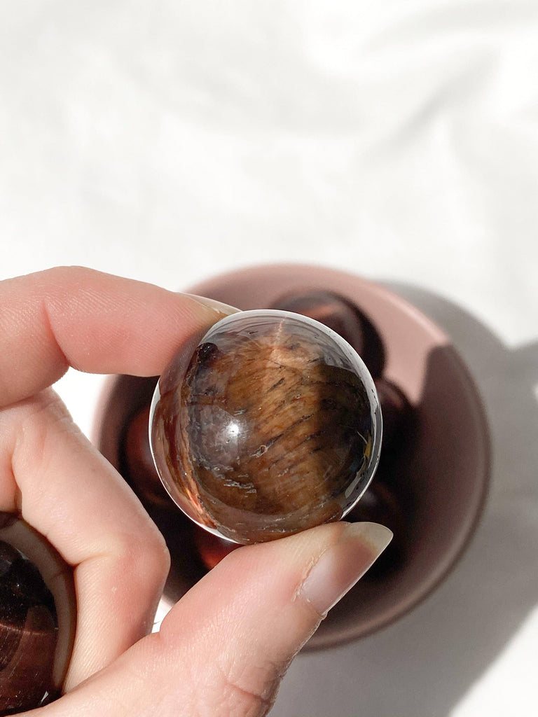 Red Tiger Eye Sphere | Small - Unearthed Crystals